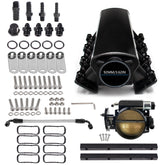 For LS LS1 LS2 LS6 92MM Intake Manifold with Throttle Body Compatible with Chevy 4.8L 5.3L 5.7L 6.0L